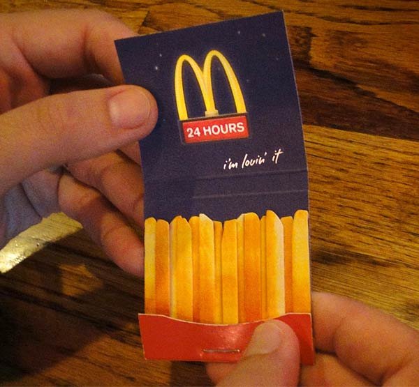McDonald's Palitos de fósforo