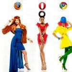 E se os navegadores de internet fossem modelos?