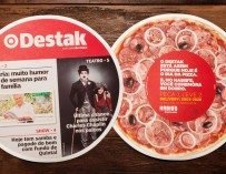Habib’s transforma jornal Destak em Pizza