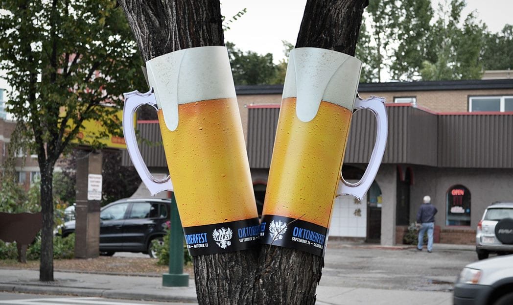 Cerveja por todos os lugares