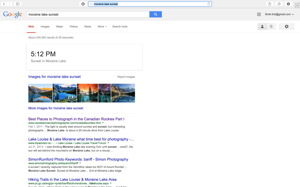 Como seria redesenhar o Google usando o Material Design 1 google_atual