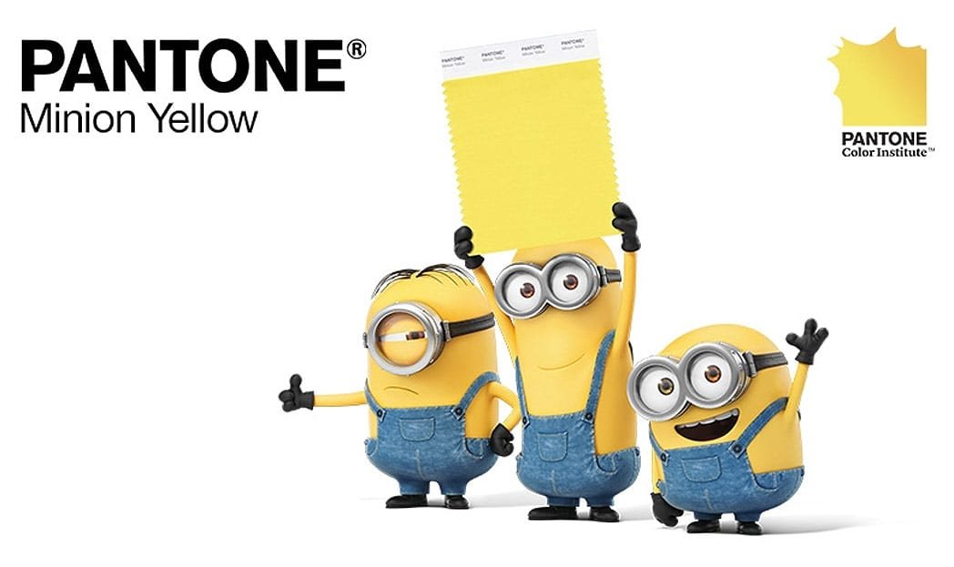 Pantone lança nova cor amarela inspirada nos Minions de Meu Malvado Favorito