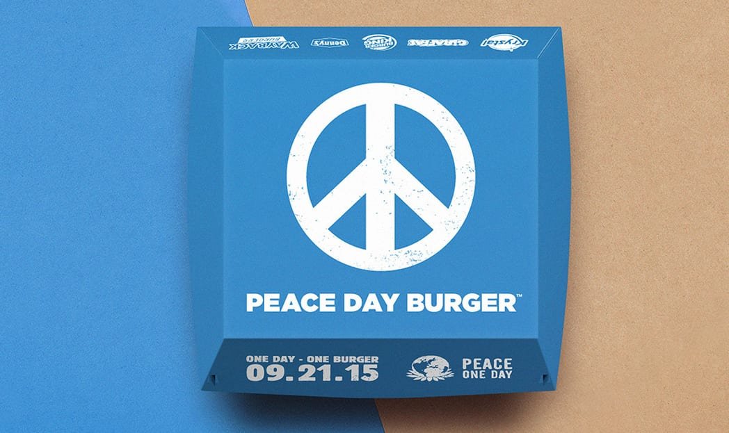 Com outras parcerias, o Burger King volta a tentar criar um sanduíche para o Dia Mundial da Paz