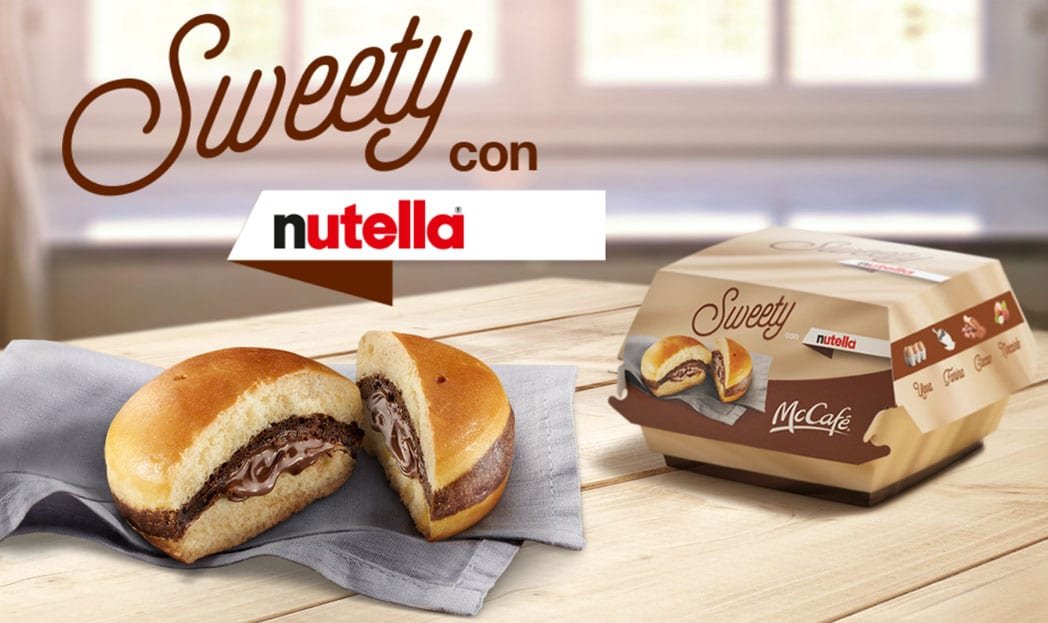 McDonald’s lança sanduíche recheado de Nutella
