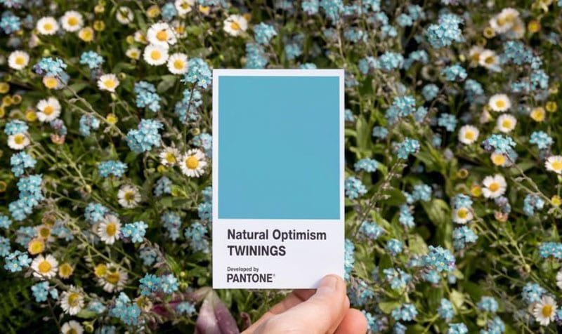 Pantone cria em parceria com a Twinings a 'Cor do Otimismo'