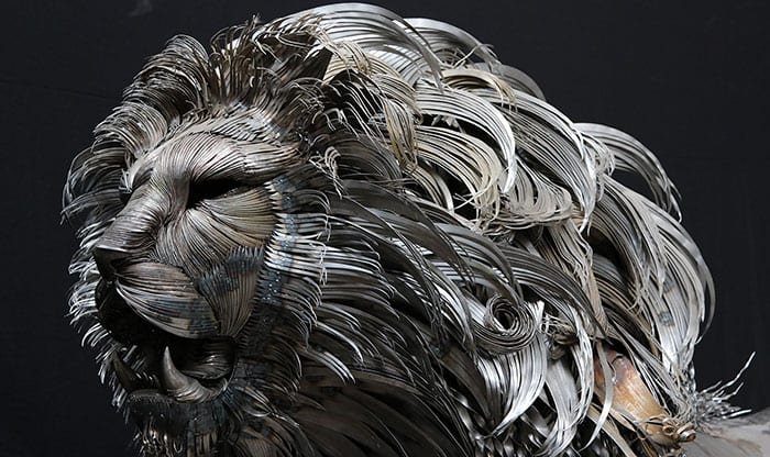 A fantástica escultura de metal de Selçuk Yılmaz