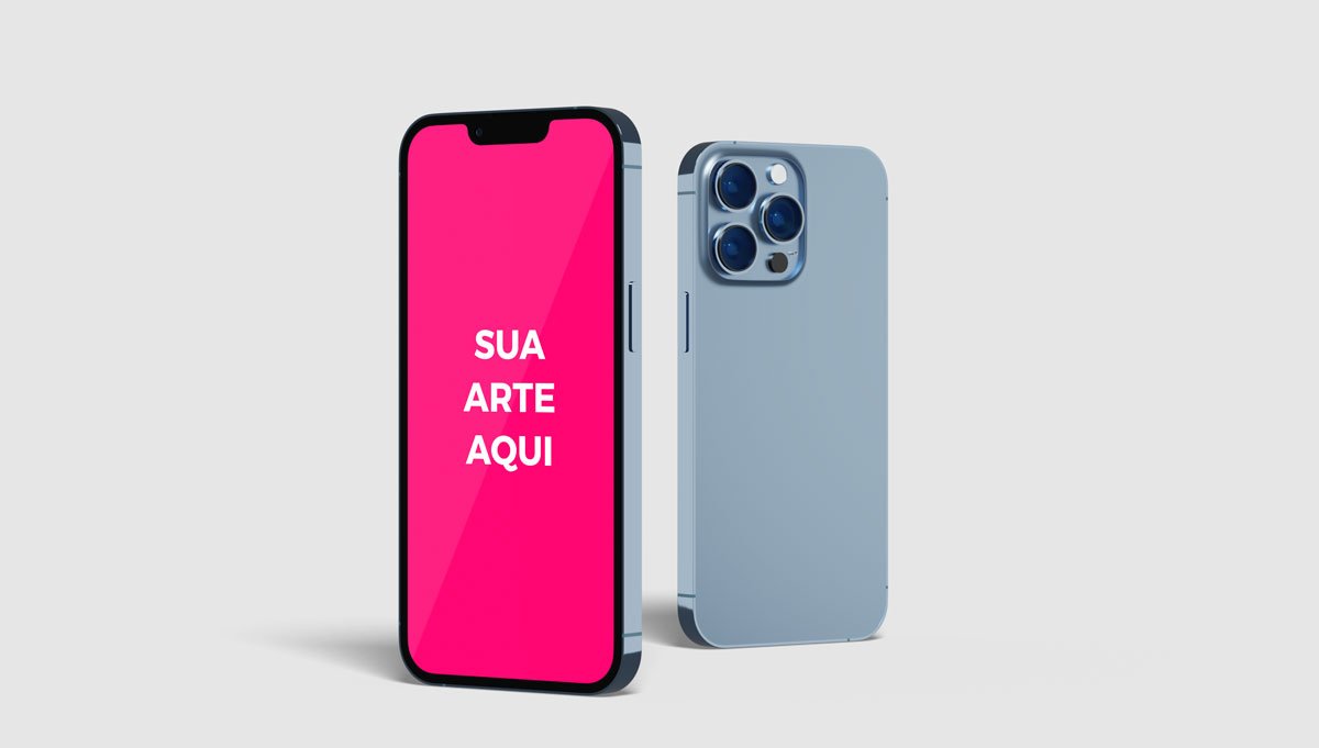 Mockup de celular iPhone: 12 opções gratuitas e premium para usar
