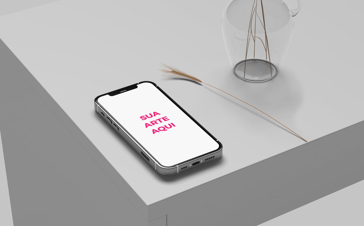 Mockup de celular iPhone: 12 opções gratuitas e premium para usar