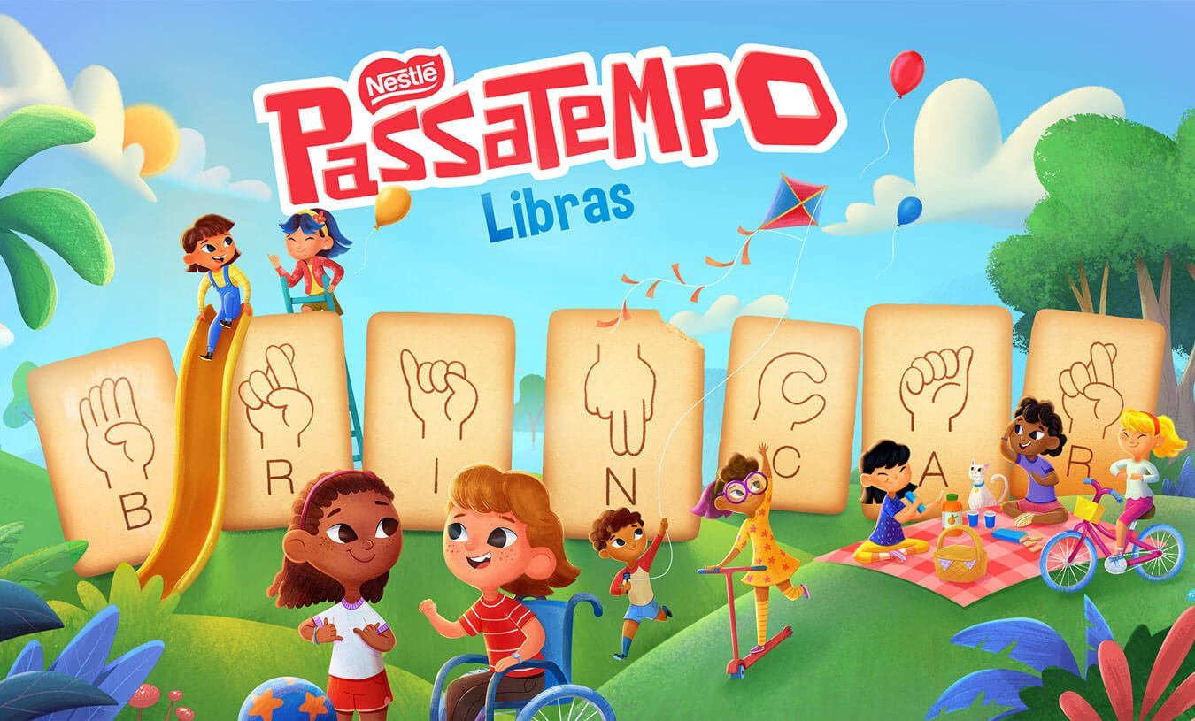 Biscoito Passatempo lança edição especial com ilustrações do alfabeto em Libras