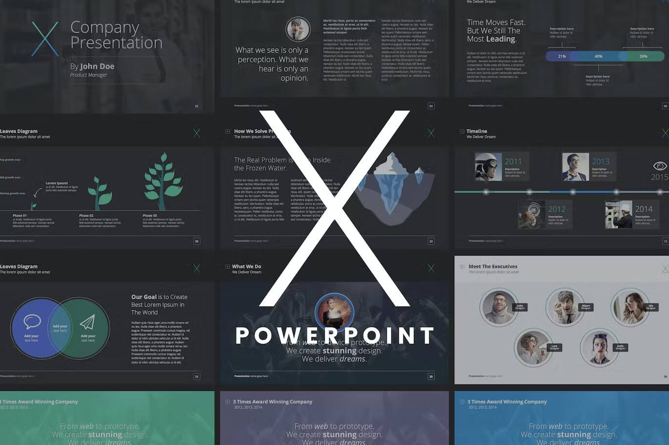 50 Modelos de Slides gratuitos e premium para PowerPoint